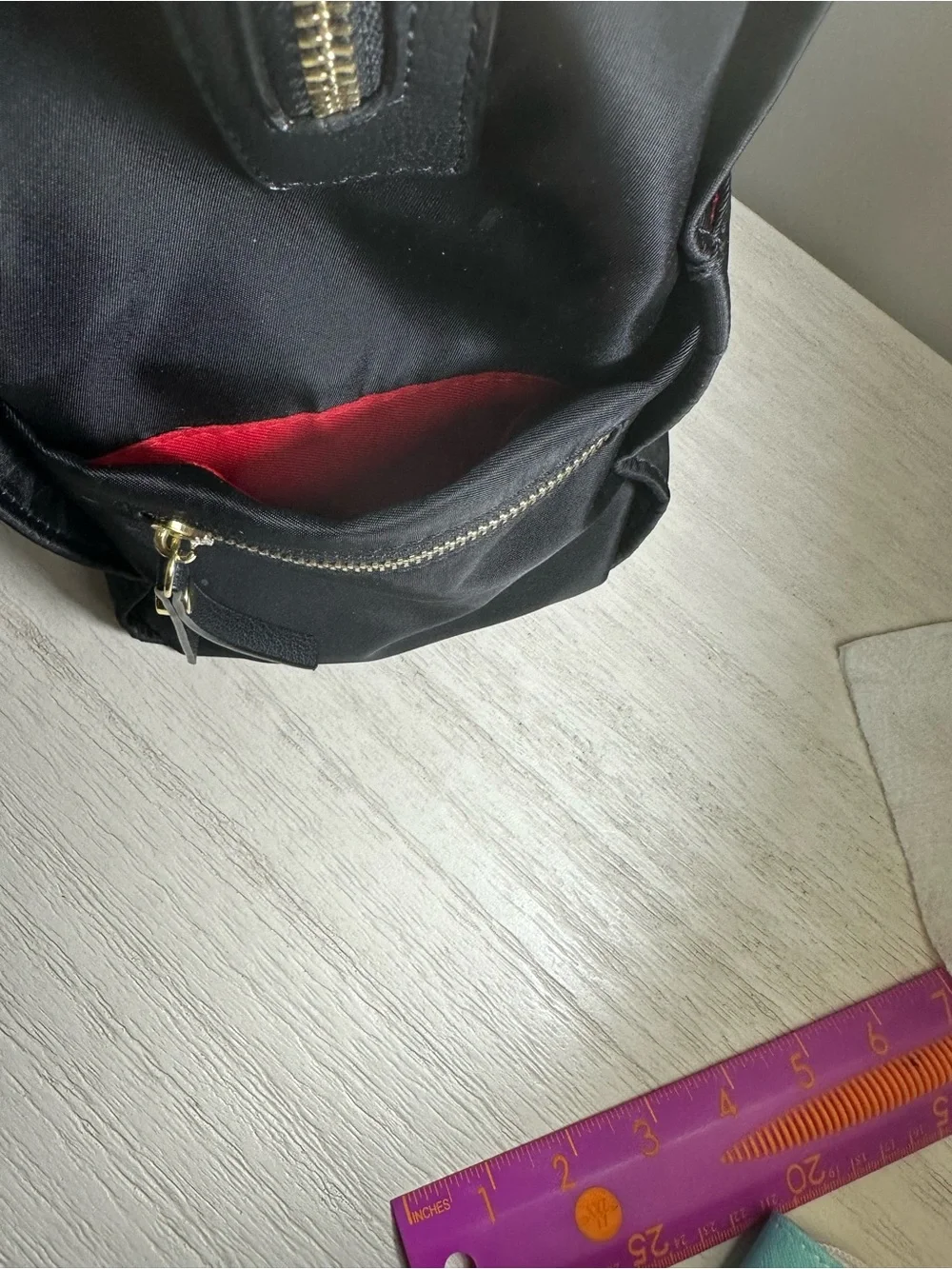Travanti Nylon and Leather Work/Carry-on Bag